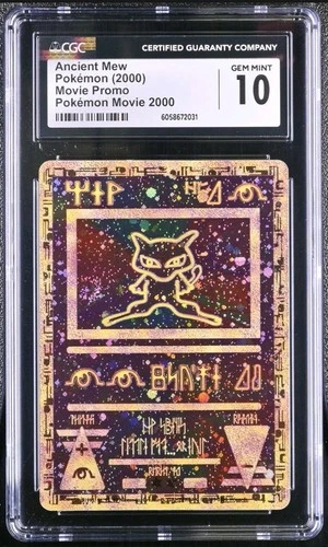 Pokemon Ancient Mew Movie 2000 Promo CGC 10 Gem Mint WITH SWIRL