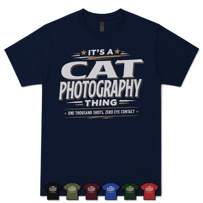 IT'S A CAT PHOTOGRAPHY THING ONE THOUSAND SHOTS, ZERO EYE CONTACT T-SHIRT pet