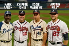 All-Time Greatest Hitters BRAVES  Cadaco All-Star Baseball (50 PRE-CUT Discs)