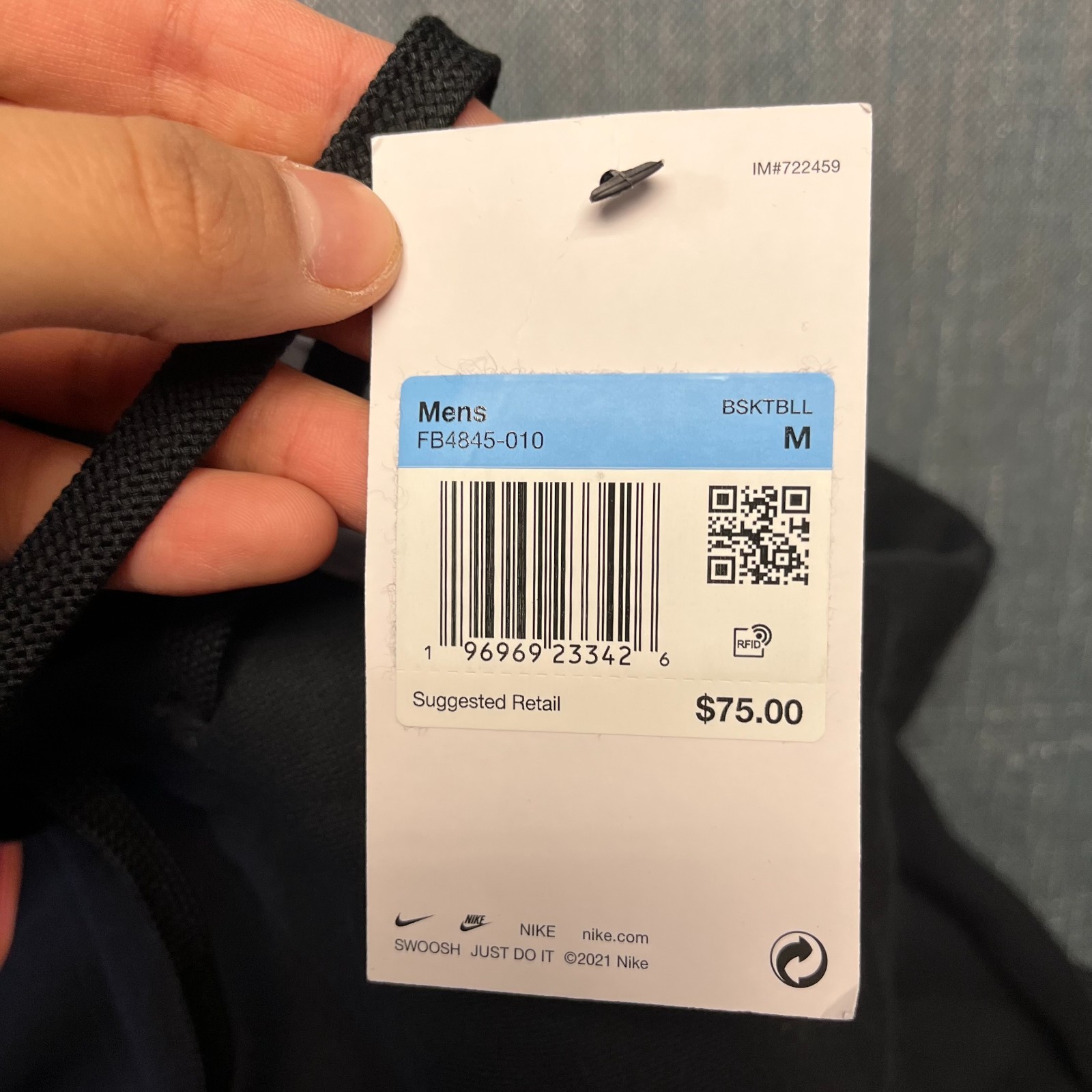 Nike Washington Wizards NBA Basketball Men's Hoodie Size M Black FB4845-010 thumbnail 11