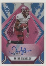 2020 Panini Phoenix Rookies Pink Auto 6/35 Jason Huntley #178 Auto 9lg