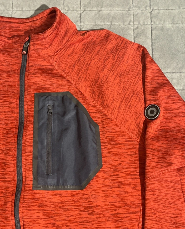 Chaqueta Target Employee Para Hombres Talla XL Cremallera Completa Rojo Pullover Logotipos Hechizos Trabajo Foto 3 de 4