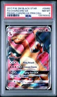 2017 POKEMON SM BLACK STAR PROMO #SM60 FULL ART/CHARIZARD GX PSA 8
