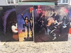 KISS 4X LOW TIER VINYL LP LOT ALIVE , DESTROYER, & PAUL STANLEY SOLO 4-4-1