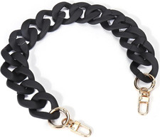 Purse Chain Handbag Strap, 17Inch Acrylic Short Bag Chain Strap for Purse, Purse