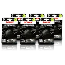 6x SONAX AIR FRESHENER EDELDARK LUFTERFRISCHER AUTODUFT FÜR LÜFTUNGSGITTER