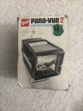 Vintage GAF Pana-Vue Lighted 2x2 Slide Viewer with Original Box Battery Operated