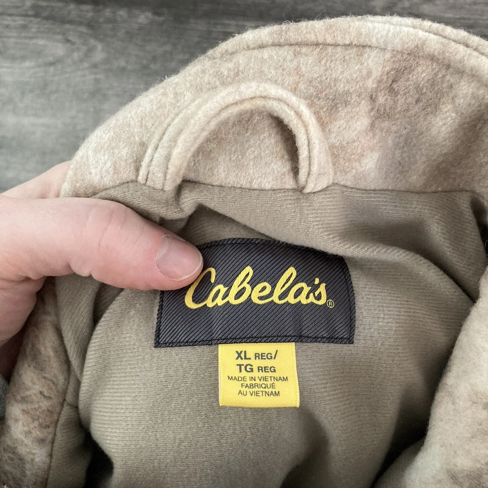 Cabela's Wooltimate Windshear Vest Men's XL Zonz Western Camo Full Zip NWT - Image 3 of 4