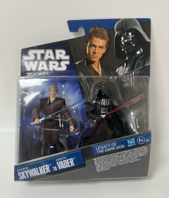 Star Wars Hasbro Legacy Of The Dark Side Figuren Anakin Skywalker bis Darth Vader
