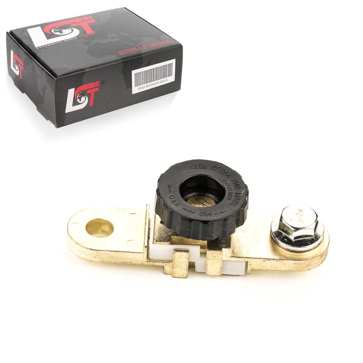 Car Battery Isolator Disconnect Switch with Round Knob Black for CHEVROLET