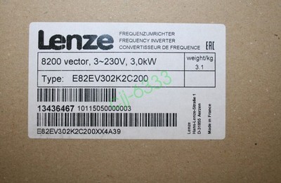 E82EV302K2C200 NEW LENZE 	 E82EV302_2C200 Frequency Inverter E82EV302-2C200