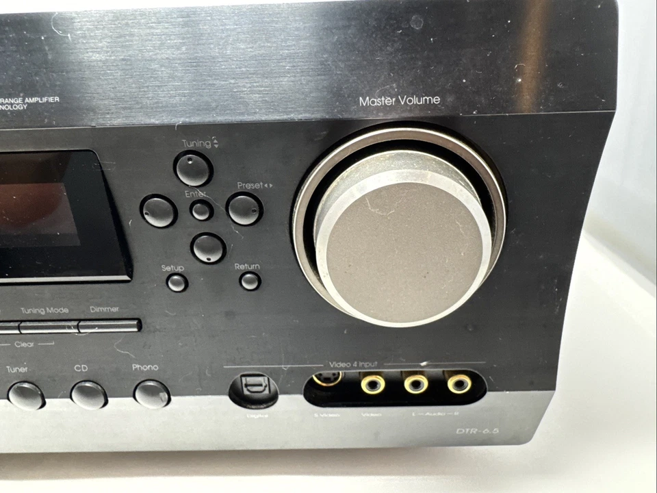 Integra DTR-6.5 THX 7 Channel 2 Zone AV Receiver with Power Cord Used Tested - Image 4 of 4