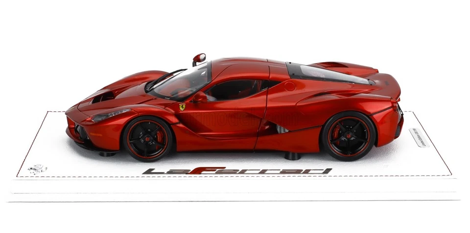 MODELLINO AUTO STATICO BBR FERRARI LAFERRARI 2013 PERSONAL CAR HAMILTON 1/18 - Immagine 3 di 4