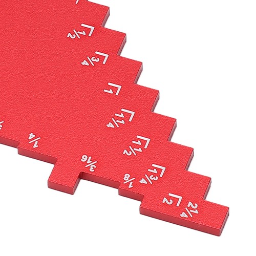 Step Depth Gauge 2 In 1 Accurate Markings Gauge For Router Table Saw Red - Picture 9 of 24