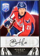 2009-10 UD Be A Player Signatures Brooks Laich S-BL Washington Capitals Auto