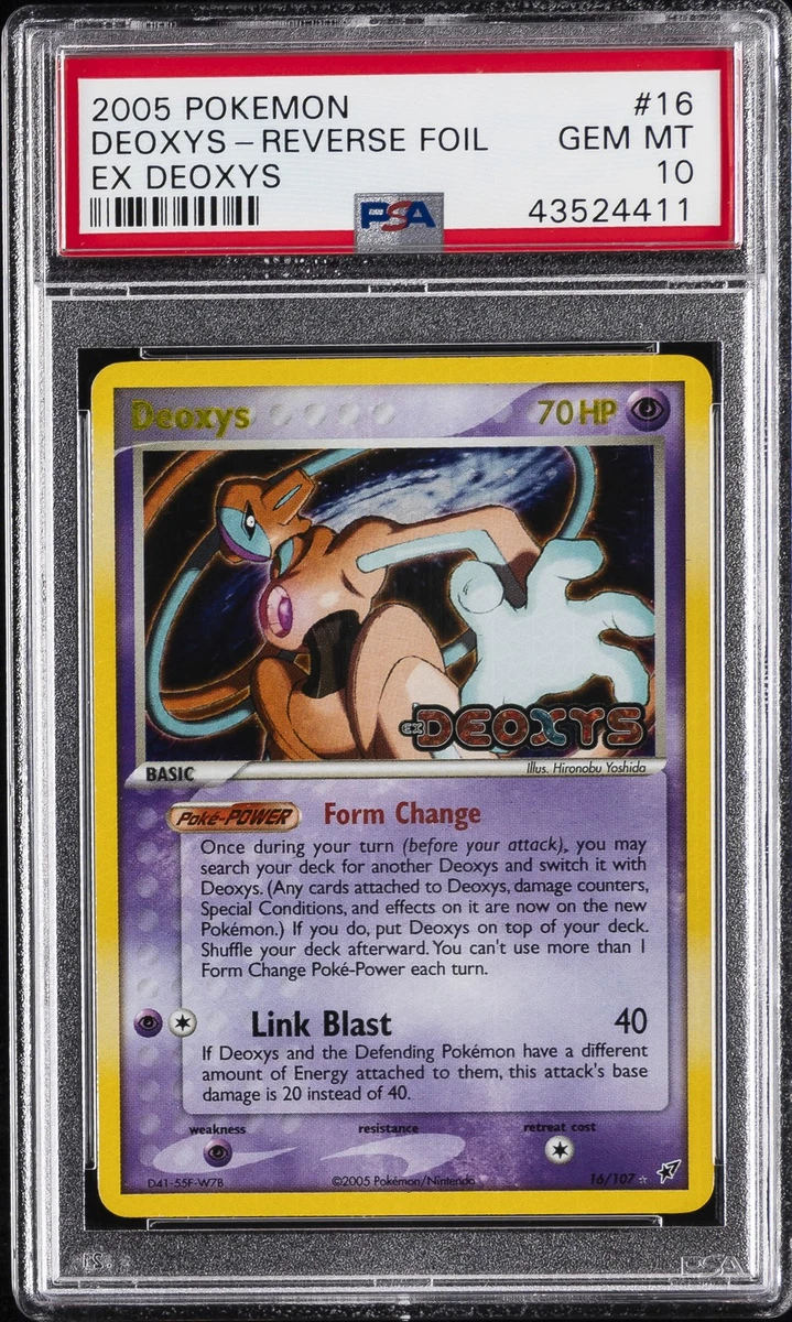 25+ Pokémon TCG Professional Sports Authenticator (PSA) EX Deoxys