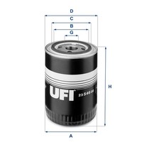UFI ÖLfilter 23.546.00 Anschraubfilter FüR Iveco Ducato Fiat Peugeot CitroËN Bus