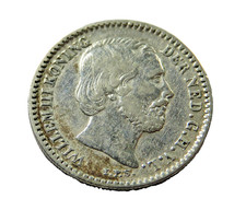 Netherlands Silver 10 Cents 1881, KM 80