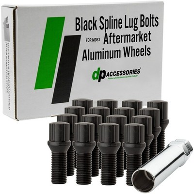 Black Lug Bolts | 2007-2013 Mini Cooper | Aftermarket Wheels