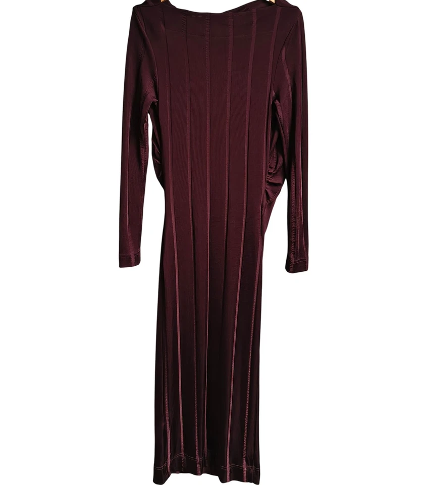 Maxi Vestido Vivienne Westwood Anglomania Manga Larga Púrpura XS Foto 3 de 4