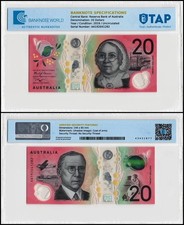 Australia 20 Dollars, 2019, P-64a.2, UNC, Polymer, Authenticated
