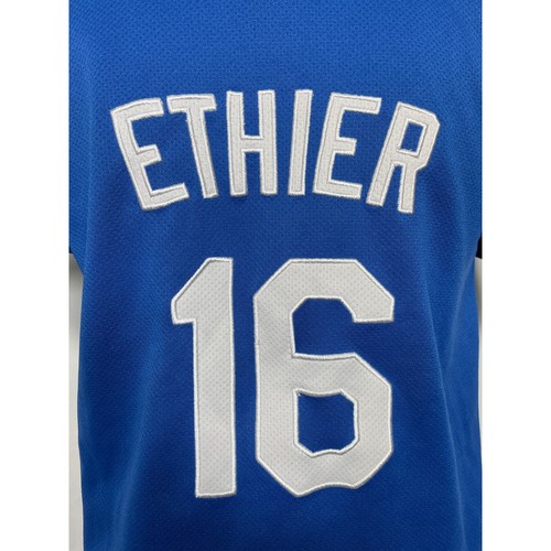 Andre Ethier #16 Los Angeles Dodgers MLB Majestic Blue Jersey Women's SMALL - Picture 2 of 14