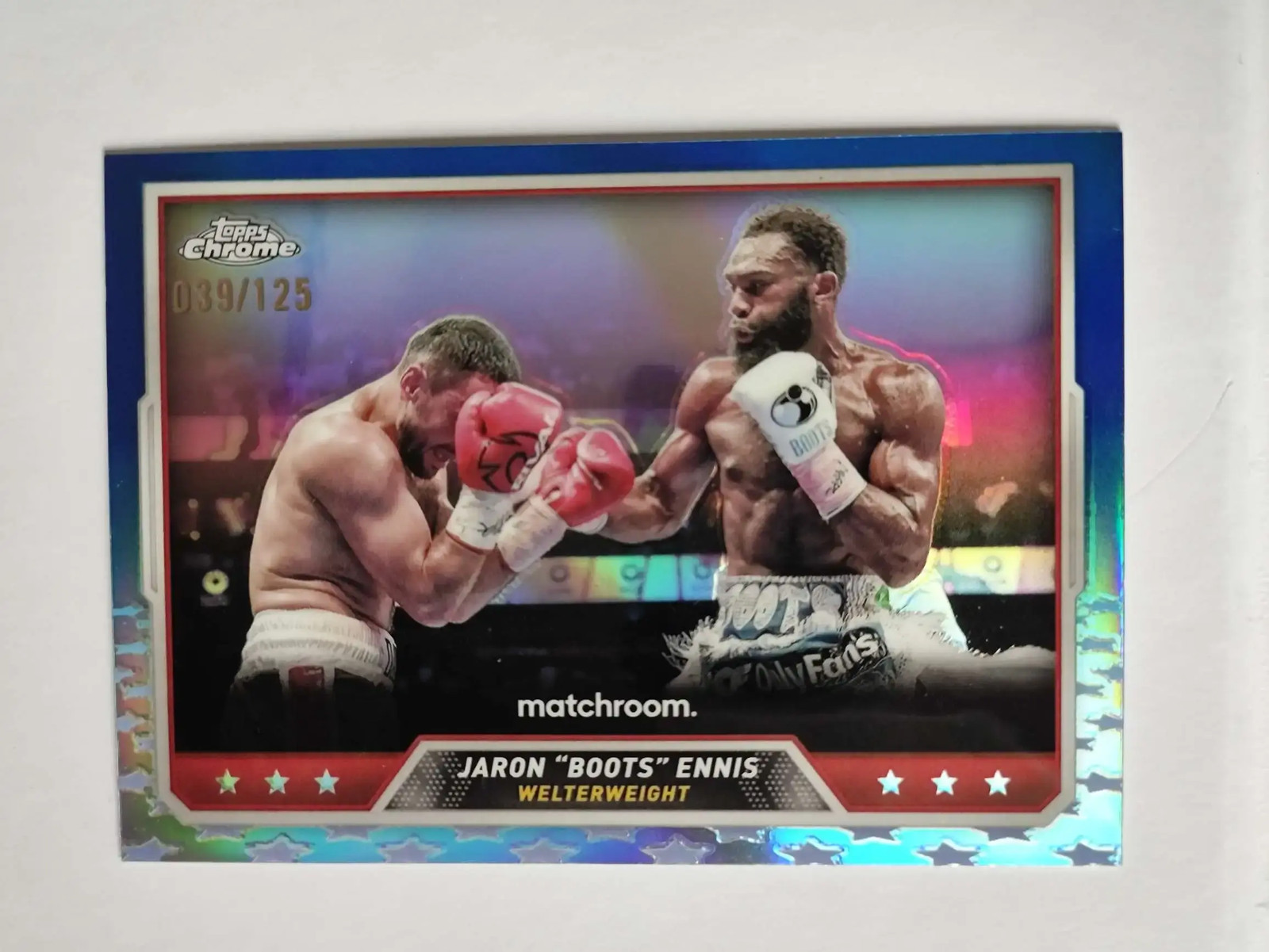 2024 Topps Chrome Jaron "Boots" Ennis Blue Refractor /125 #42 -FB11