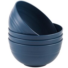 XILEDUO Unbreakable Wheat Straw Cereal Bowls, 24 oz Reusable Lightweight Bow Set
