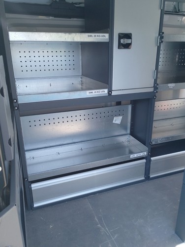 Bott Van Racking Metal Shelving System Lockable Drawers, Assembled Unit ...