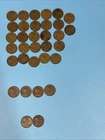 1942 P, D & S Lincoln Wheat Penny Coin 33 Piece lot