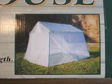 Cedar Creek Screen House Gazebo 11’ x 10’ w/ Polyethylene Roof and Steel Poles