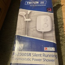 Triton TAS2000SR Silent Running Power Shower - White