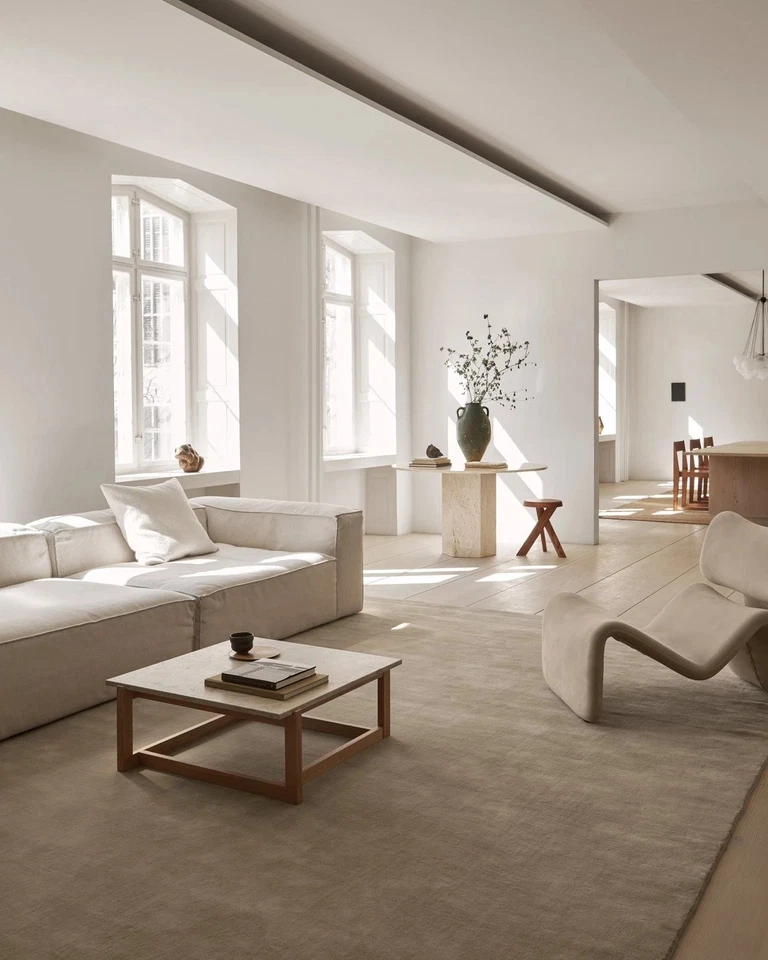 Hand-Tufted Wool Rug 9x12 ft - Nordic Knots Grand Sand Rug, Handmade Area Rug - Image 4 of 4