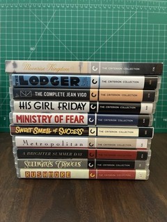 Criterion Collection 10 movie Blu ray lot