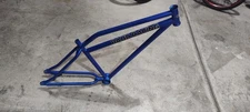 Badd Racing 29" BMX Frame US Made Blue Coaster Brake Beach Cruiser