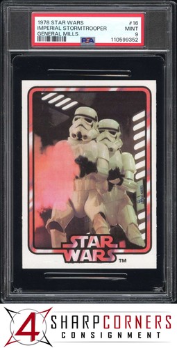 1978 General Mills Star Wars #16 Imperial Stormtroopers — PSA 9