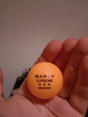 Marty Supreme Tischtennisball timothee chalamet Tyler the creator 