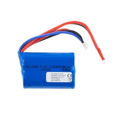 efaso Akku Batterie 7,4V 1100 mAh Li-Po passend für Feilun FX052, FX066, Beluga