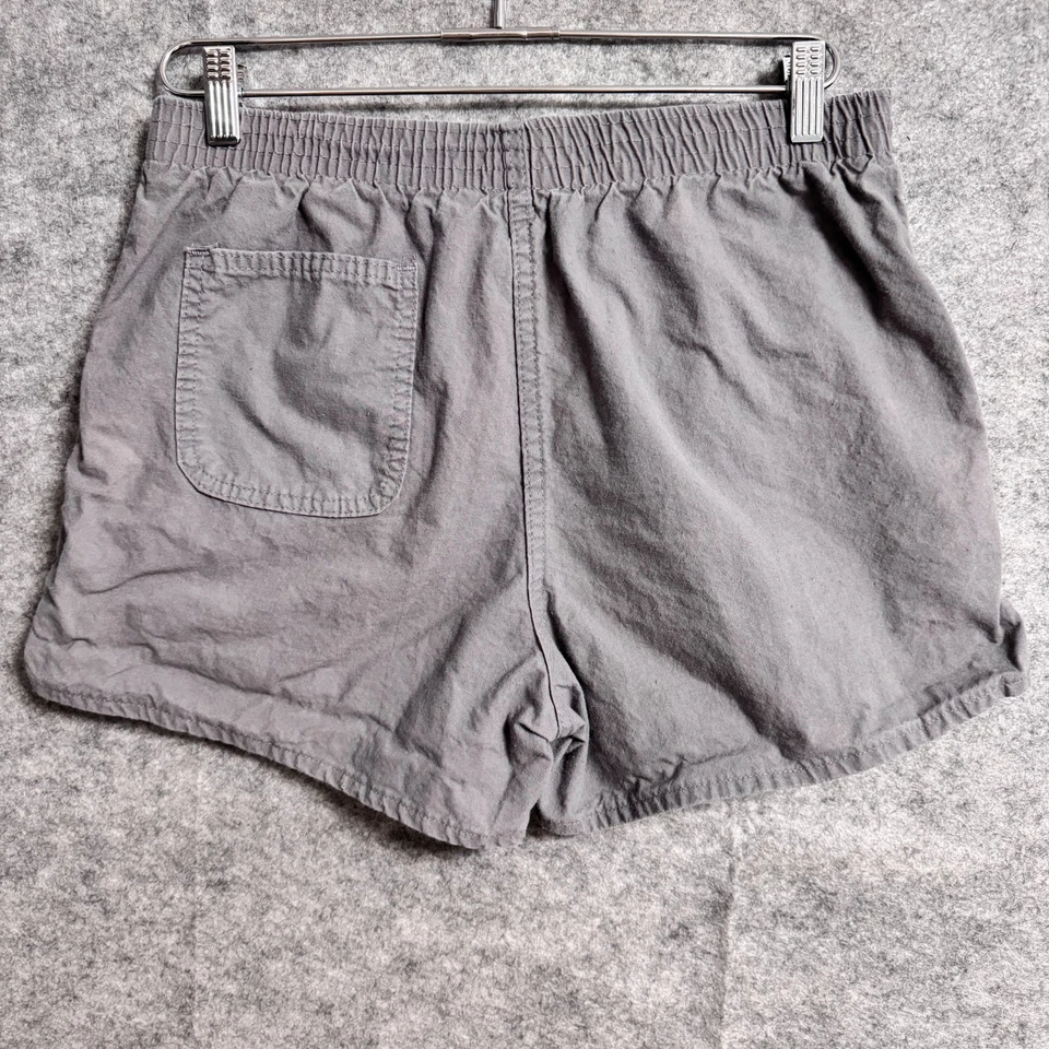 Pantalones Cortos De Colección OP Longriders Para Hombre Grandes Gris Algodón Surf Playa Foto 4 de 4