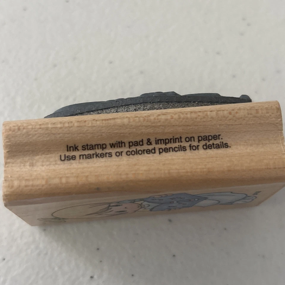 Tweet Música~Coro~Sello de Goma Precious Moments~ 1.25"X 2.5"~Stampendo UL001 Foto 4 de 4