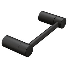 Moen YB0408BL Align Wall Mounted Pivoting Toilet Paper Holder - Matte Black
