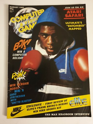 COMPUTER AND VIDEO GAMES C&VG MAGAZINE RETRO 80S AUGUST 1985