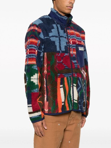 Chaqueta polar Polo Ralph Lauren High Pile para hombre talla XL azteca fogata esquí albergue - Imagen 2 de 15