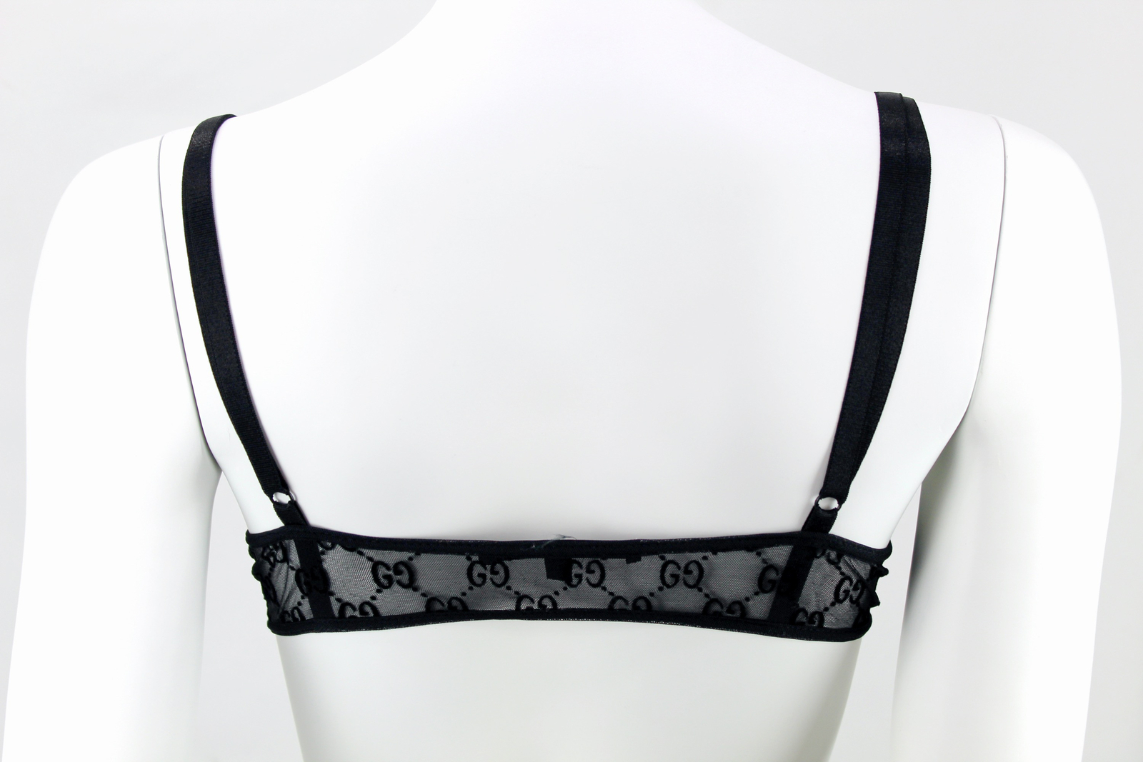 GUCCI by TOM FORD S/S1998 VELOUR RAISED MONOGRAM SWARVOSKI CRYSTAL G BRA image 3
