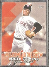 2022 Topps Series 1 Roger Clemens Welcome To The Show Insert WTTS-17 Red Sox