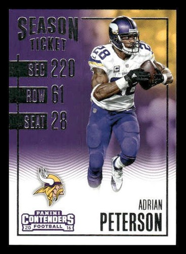 Adrian Peterson #37 card