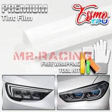 ESSMO PPF TPU Clear Gloss Paint Protection Tint Film Headlight Fog Tail Wrap DIY