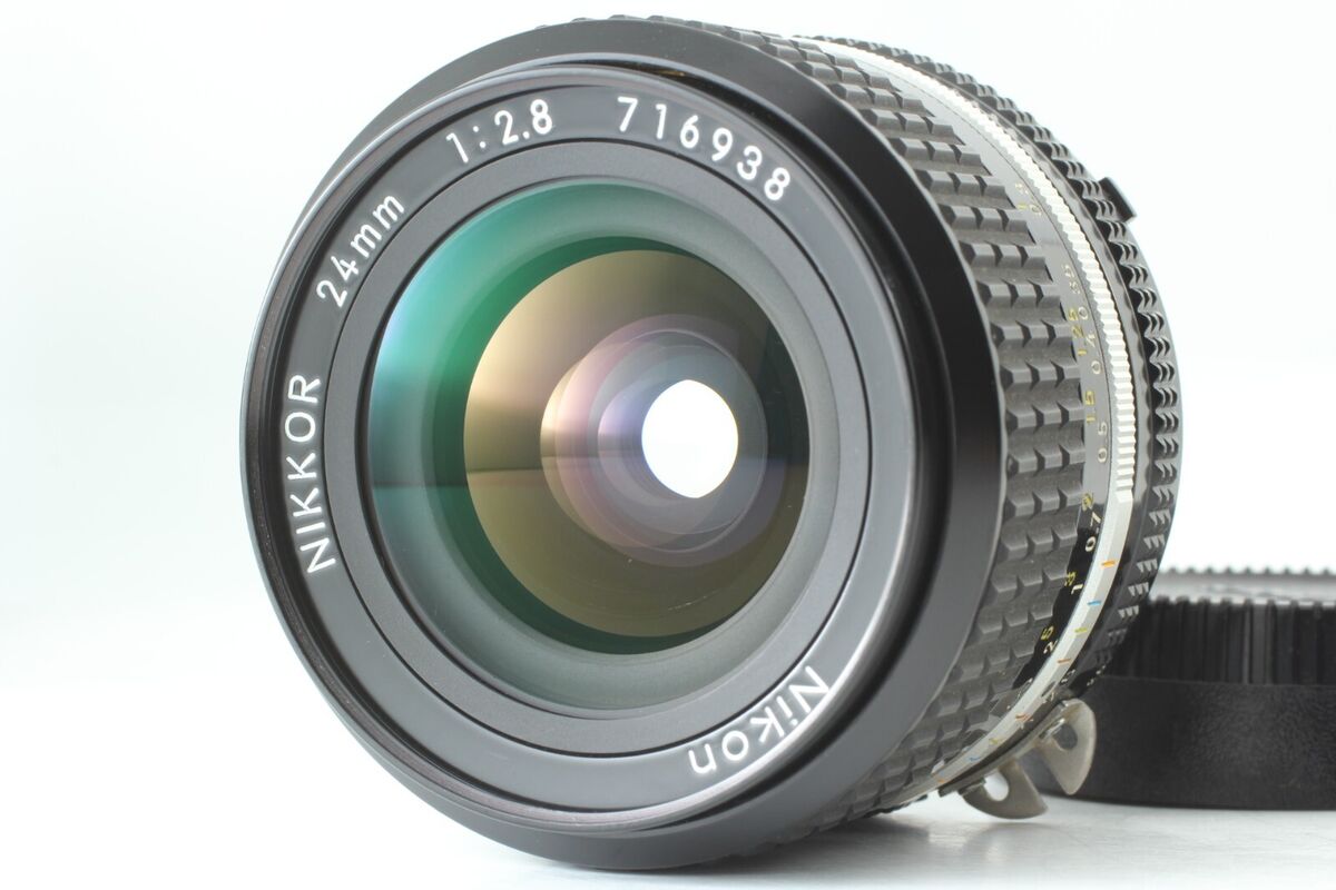 Near Mint】 Nikon Ai-s Ais Nikkor 24mm F2.8 Wide Angle MF Near Mint】 Nikon Ai-s Ais Nikkor 24mm F2.8 Wide Angle MF
