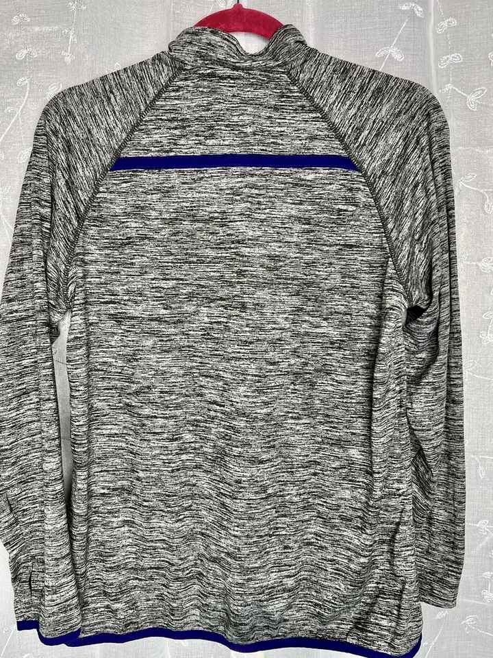 Camisa Holloway Golf Mujer Gris Manga Larga Seca Excel 1/4 Cremallera Pequeña Atlética Foto 4 de 4