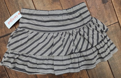 Cat & Jack Girls Knit Skort -Grey Stripes -(Size: Large 10/12)NEW! - Picture 7 of 7
